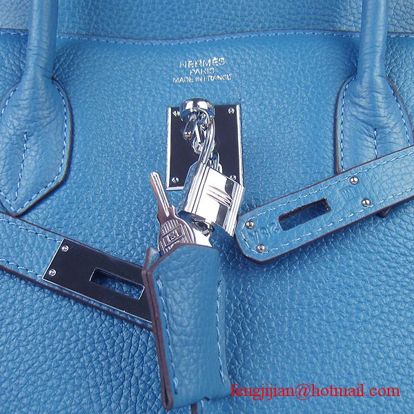 Hermes Birkin 40cm Togo Bag Blue 6099